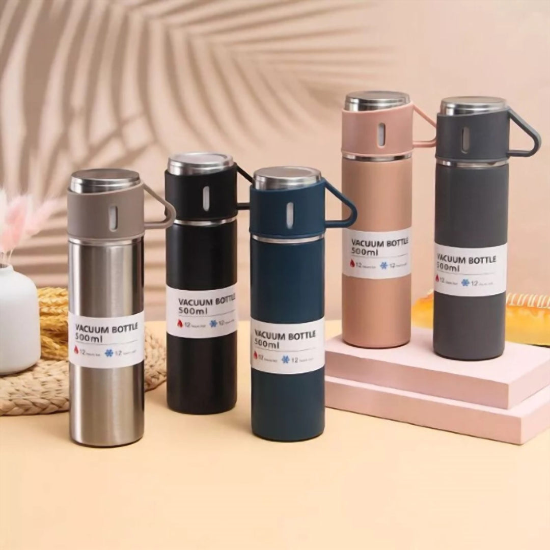 Stainless Steel Mug with Silicone Handle for Tea and Coffee