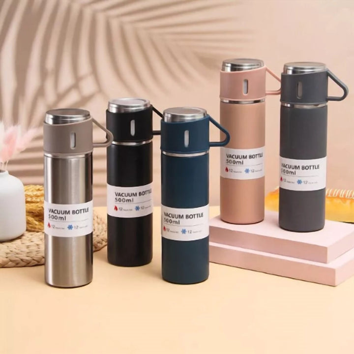 Stainless Steel Mug with Silicone Handle for Tea and Coffee