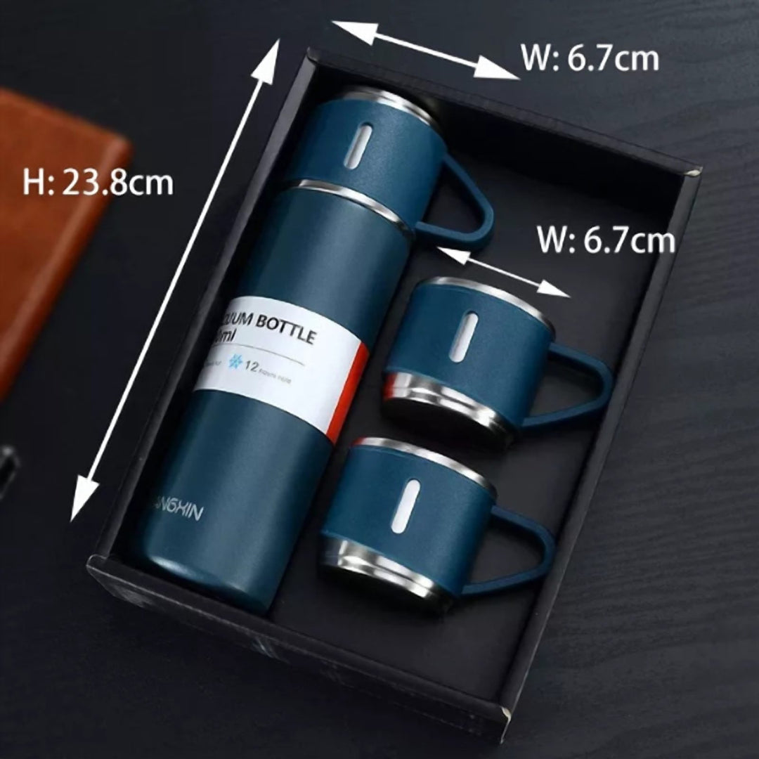 Stainless Steel Mug with Silicone Handle for Tea and Coffee