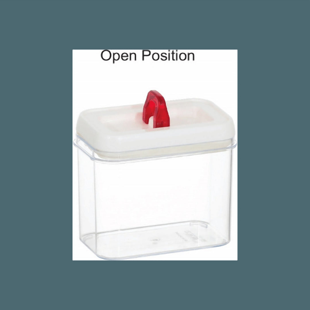 1.8 L, 1.2 L and 0.6 L Airtight Food Storage Jar Set of 3