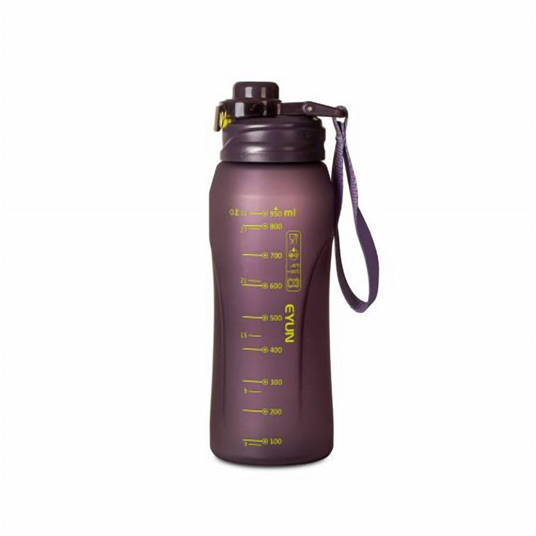 Push Button Lid Sports Water Bottle 950 ml with Carry Handle