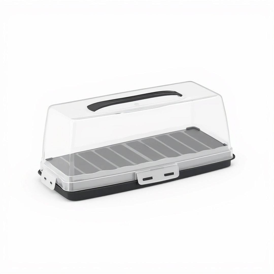 Cake Carrier Storage Box with Locking Lid and Carry Handle