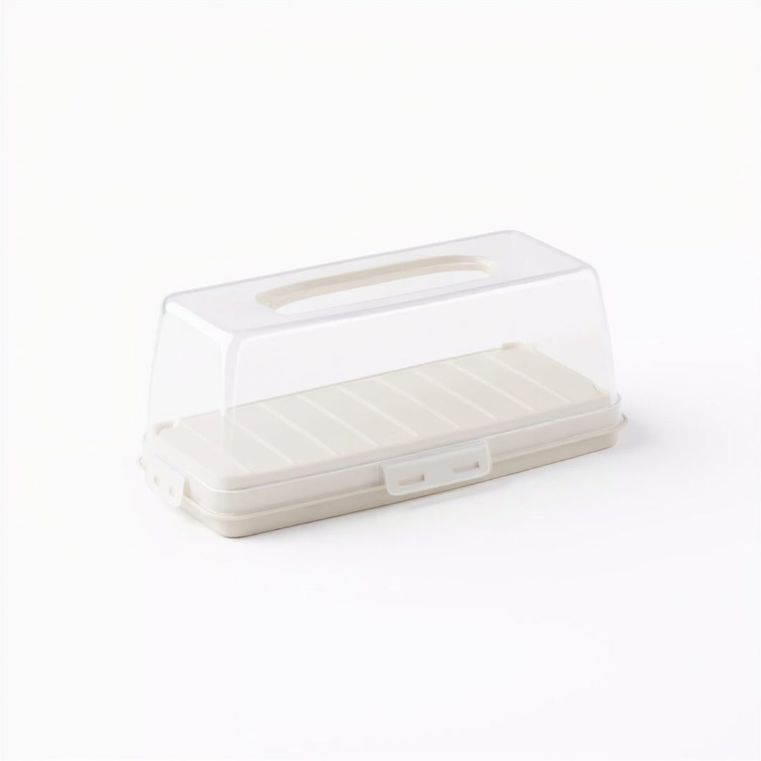 Cake Carrier Storage Box with Locking Lid and Carry Handle