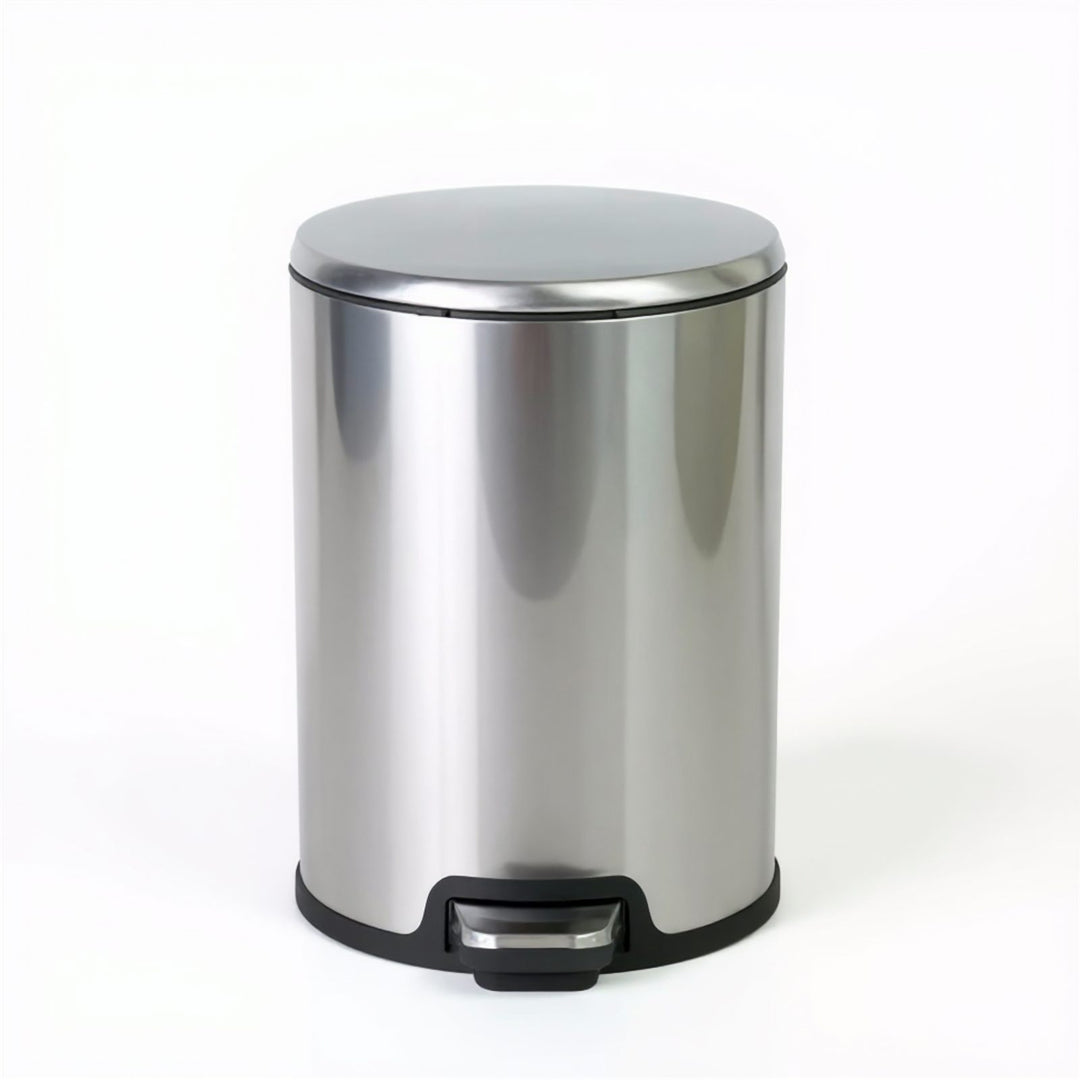 12 L Stainless Steel Pedal Bin with Odour Sealing Lid, Damper Close