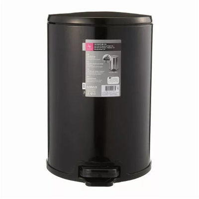 12 L Stainless Steel Pedal Bin with Odour Sealing Lid, Damper Close