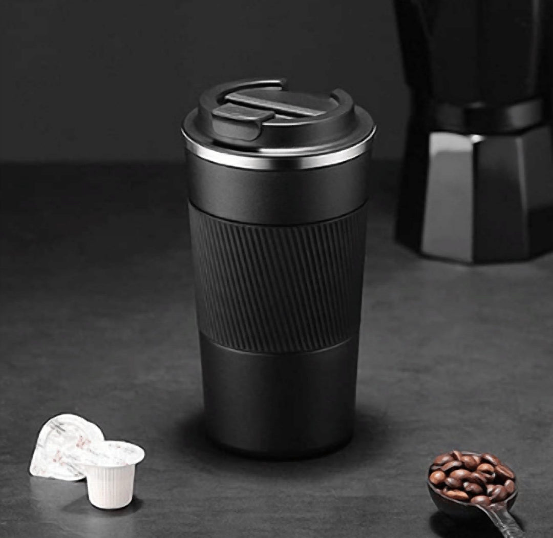 Vacuum Insulated Travel Coffee Mug 17 oz with Leakproof Flip Lid