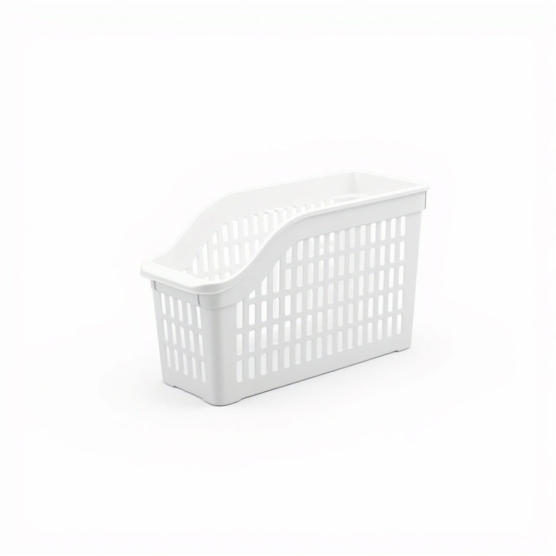 Fridge Organizer Storage Box 30 x 12.8 x 14 cm, BPA-Free White