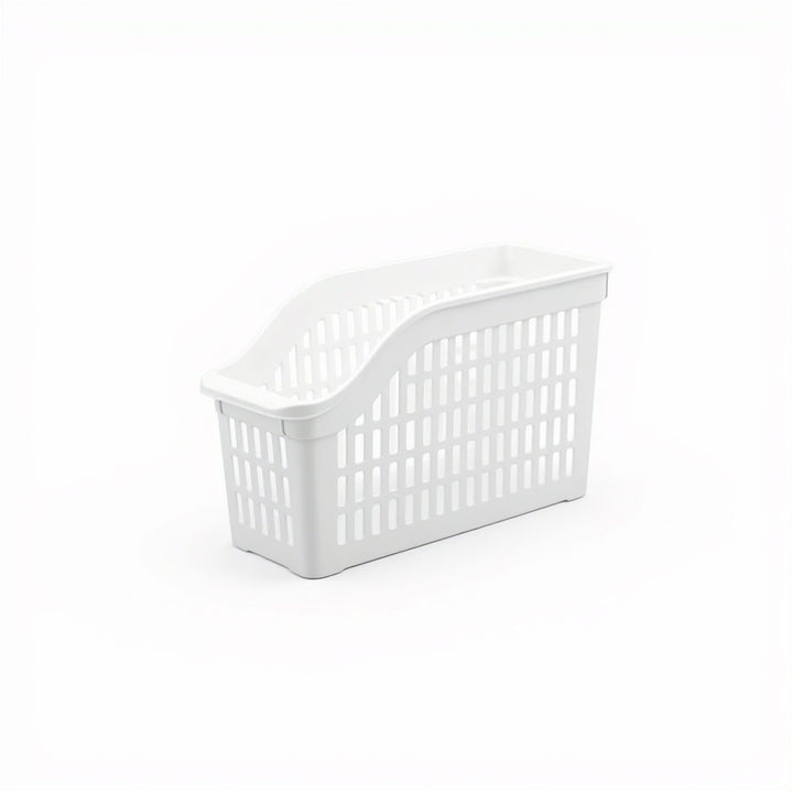 Fridge Organizer Storage Box 30 x 12.8 x 14 cm, BPA-Free White