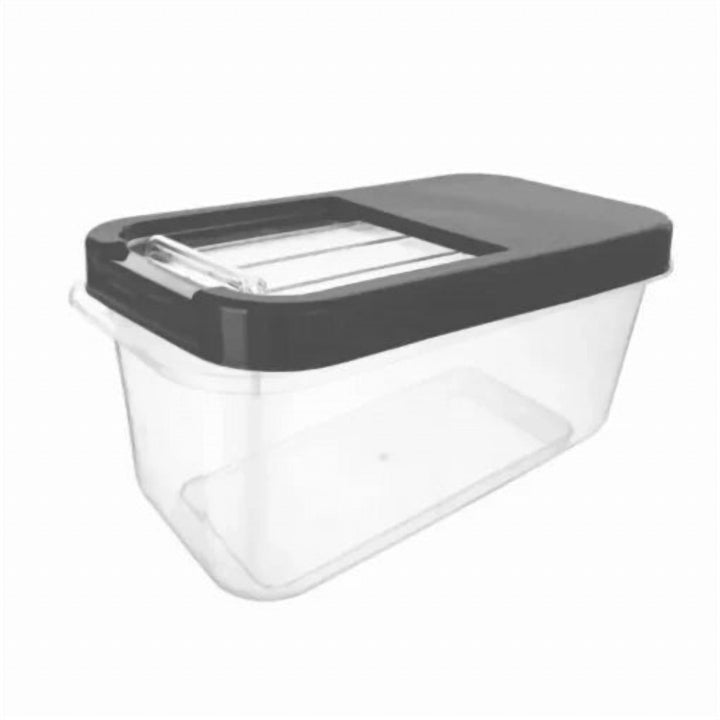 Plastic Rice and Flour Storage Box with Slide Lid, 5 to 10 L