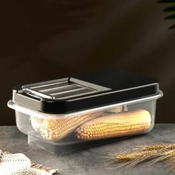Plastic Rice and Flour Storage Box with Slide Lid, 5 to 10 L