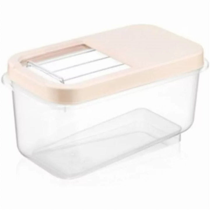 Plastic Rice and Flour Storage Box with Slide Lid, 5 to 10 L