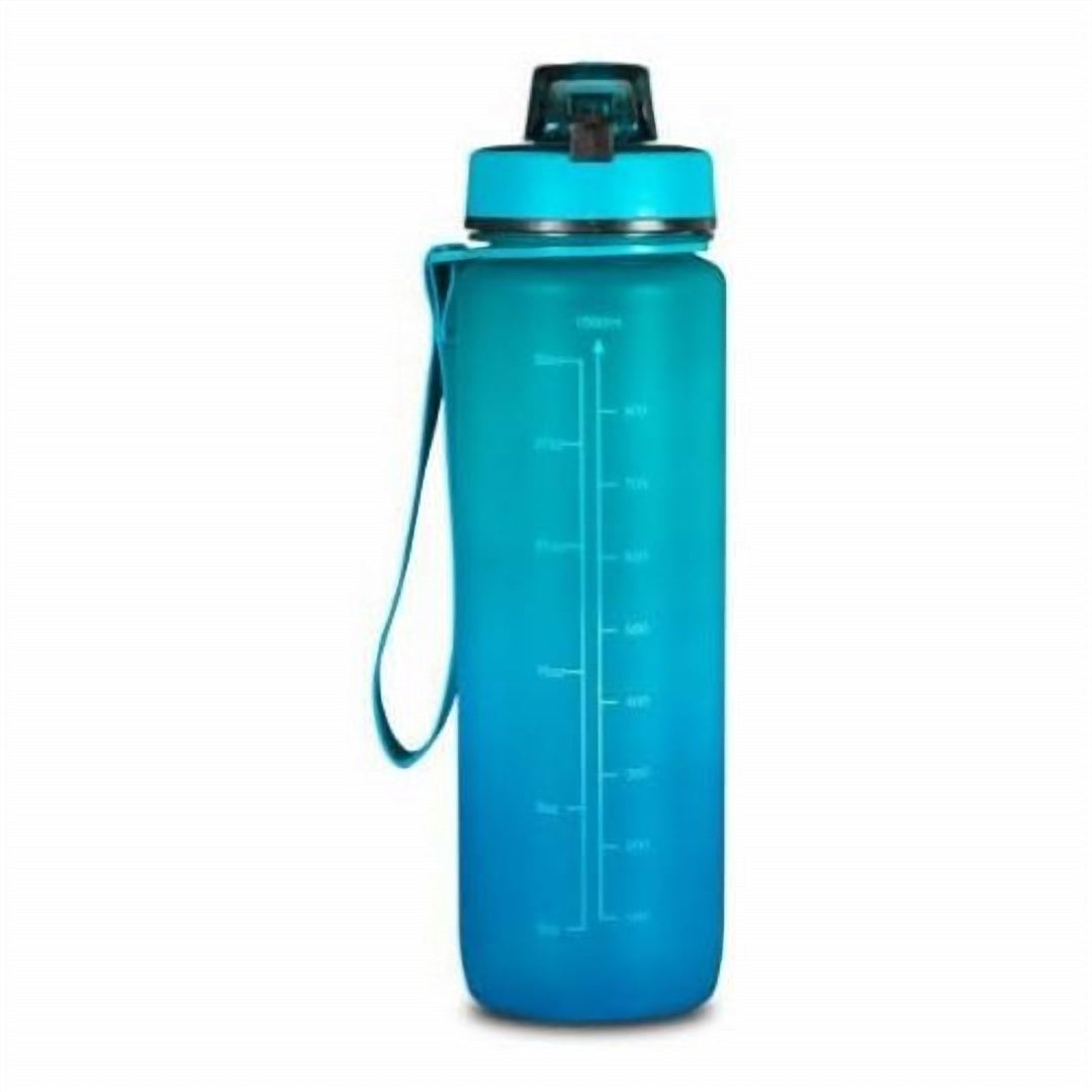 Slim Sports Water Bottle 1 L for the Gym and School Bag