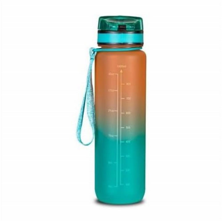 Slim Sports Water Bottle 1 L for the Gym and School Bag