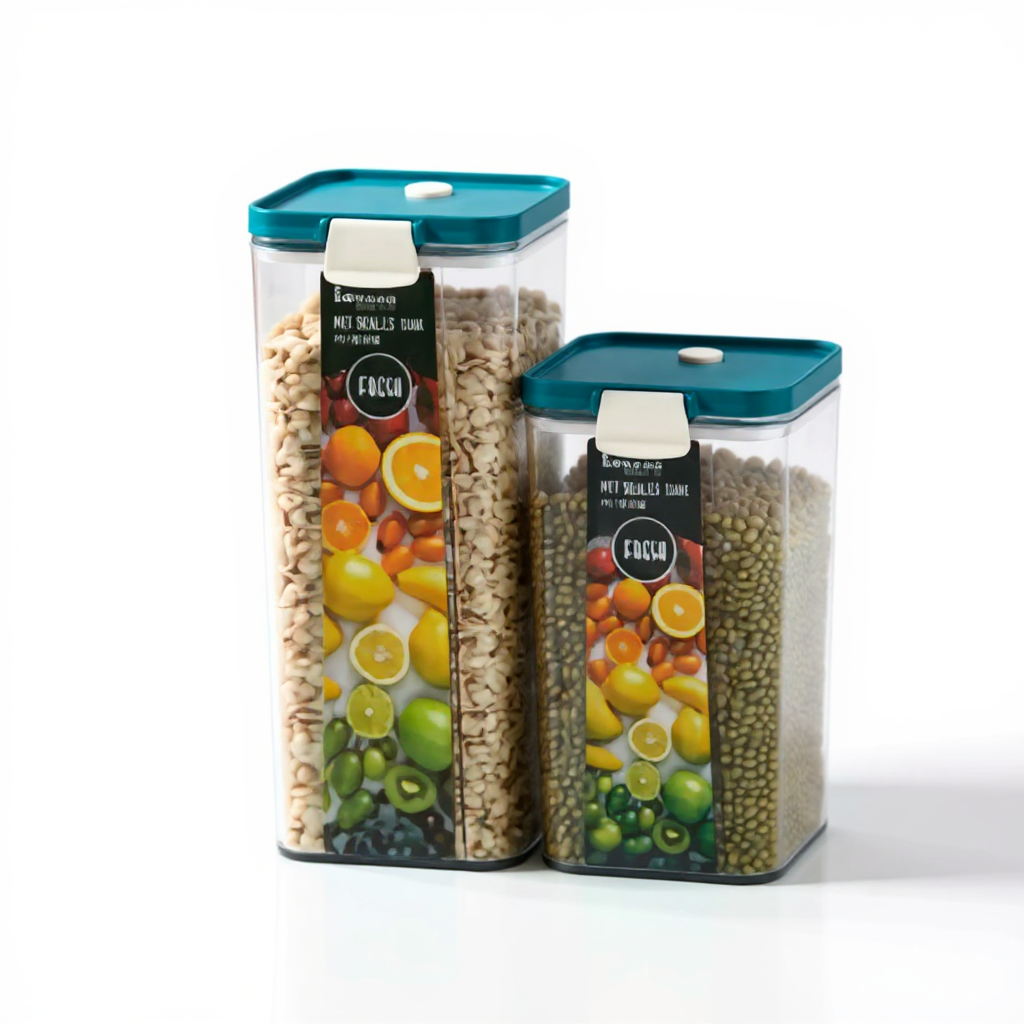 Fresh Lock Set of 3 Cereal Container