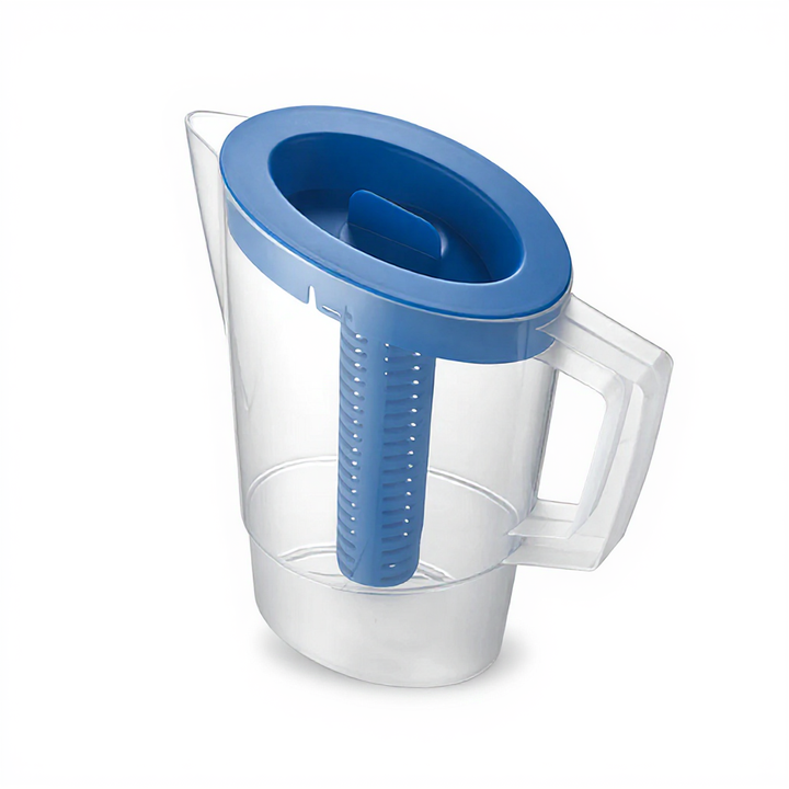 Transparent plastic refrigerator door jug