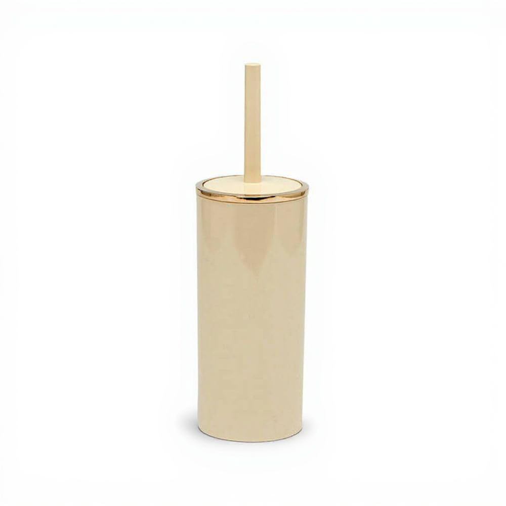 Primanova toilet brush Acrylic beige front view