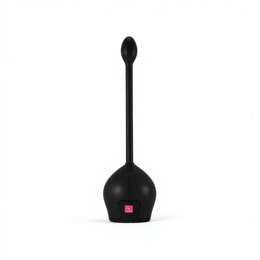 Primanova toilet brush Plastic beige front view