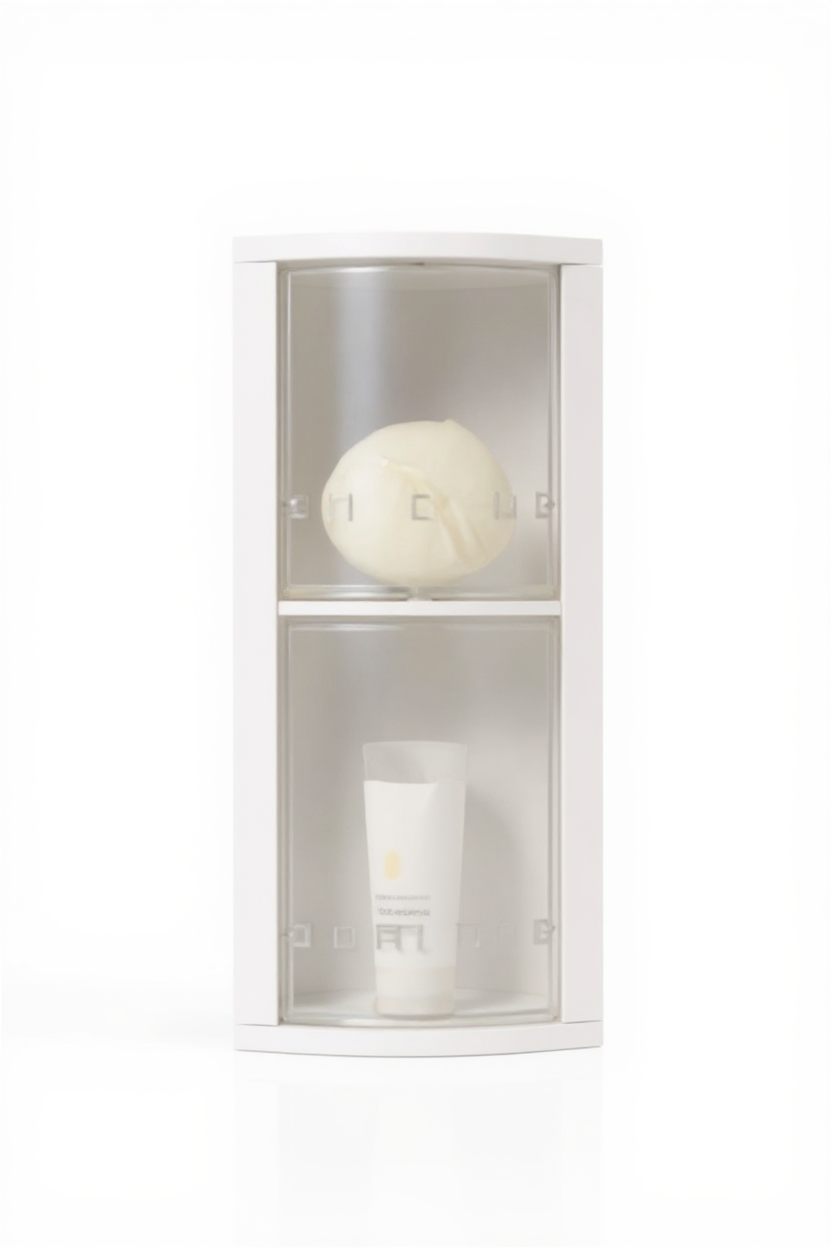Rotating Bathroom Corner Caddy ,2 Tier