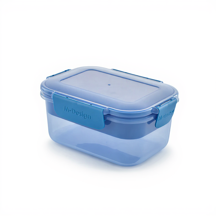 Fresco Lunch Box Blue with Divided Compartments, M design