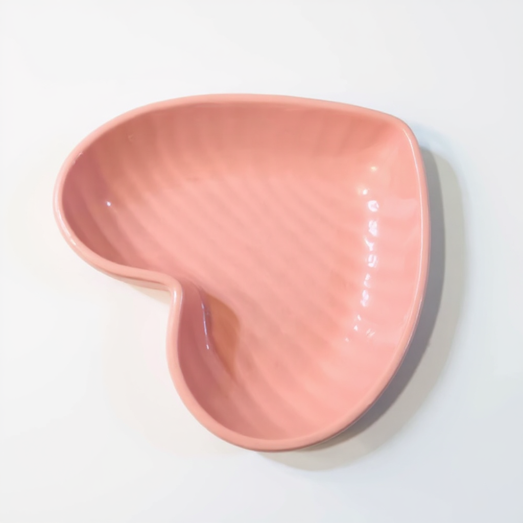 Heart Shape Porcelain Bowl