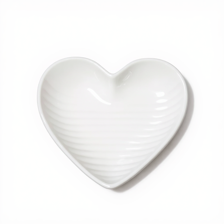 Heart Shape Porcelain Bowl