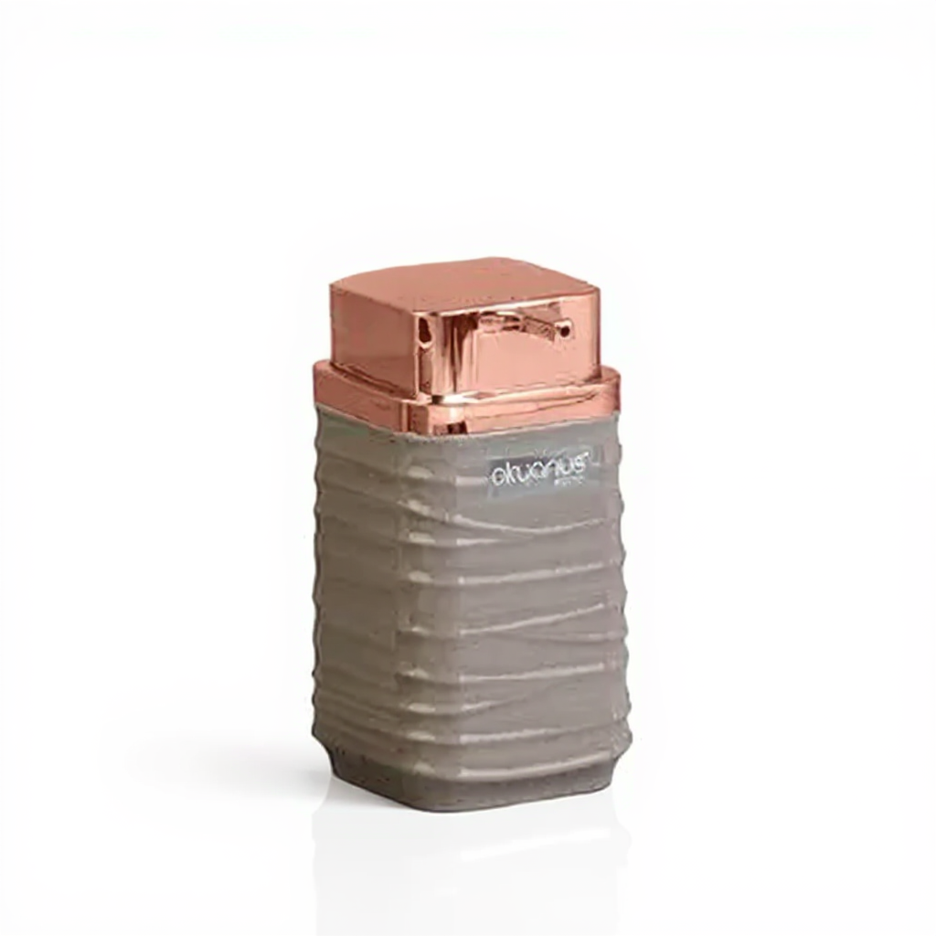 Square Soap Dispenser Bronze Frame 300 ML