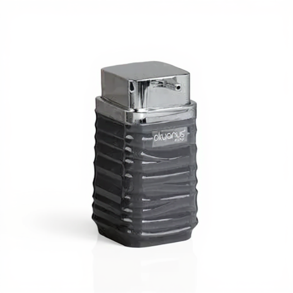 Okyanus soap dispenser 300 ml gray-2 front view