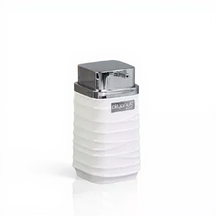 Square Soap Dispenser Silver Frame 300 ML