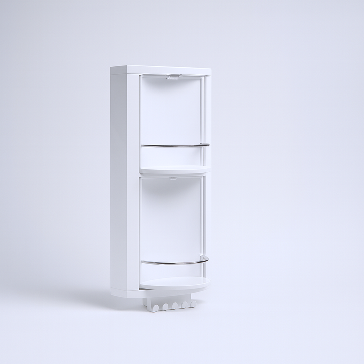 Rotating Bathroom Corner Caddy ,2 Tier