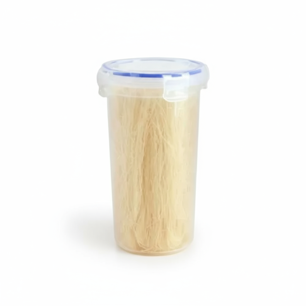 Round Plastic Food Containers with silicone