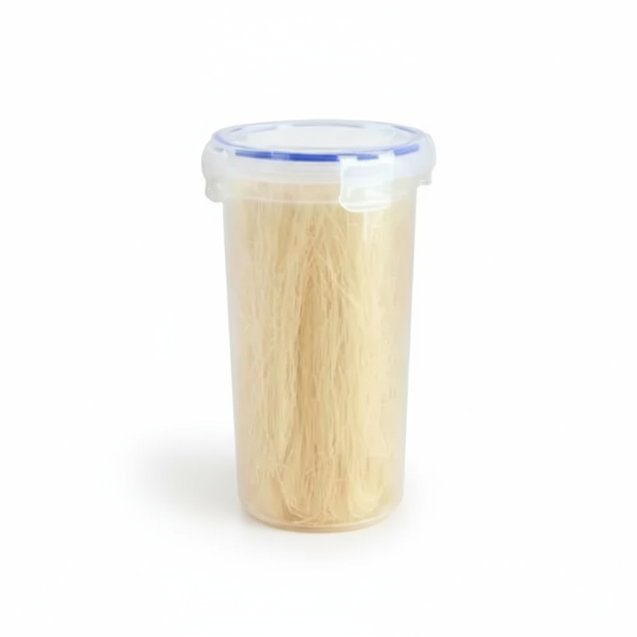 Round Plastic Food Containers with silicone