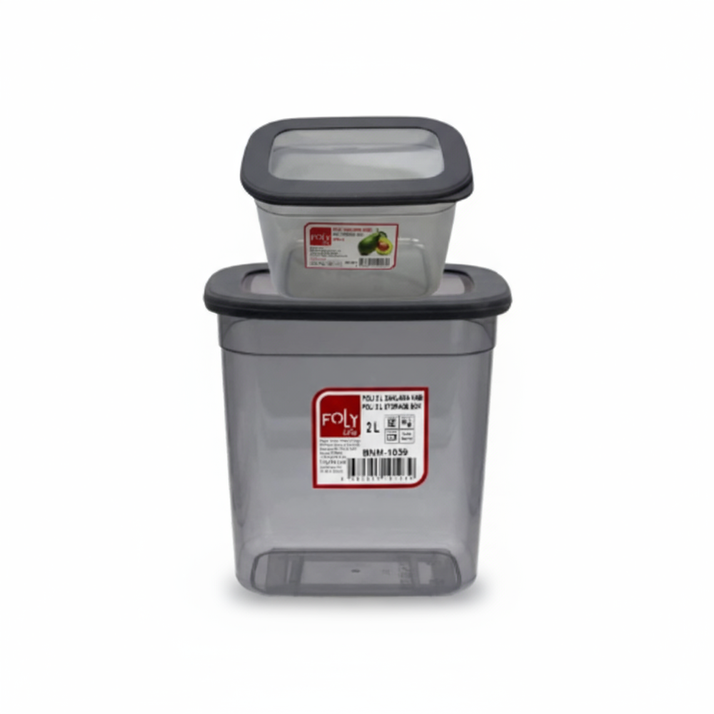 container BPA-free plastic  front view