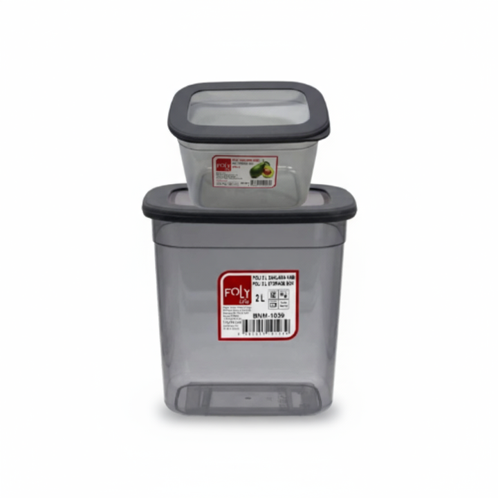 Food Containers with Silicone Lid- 2 pieces