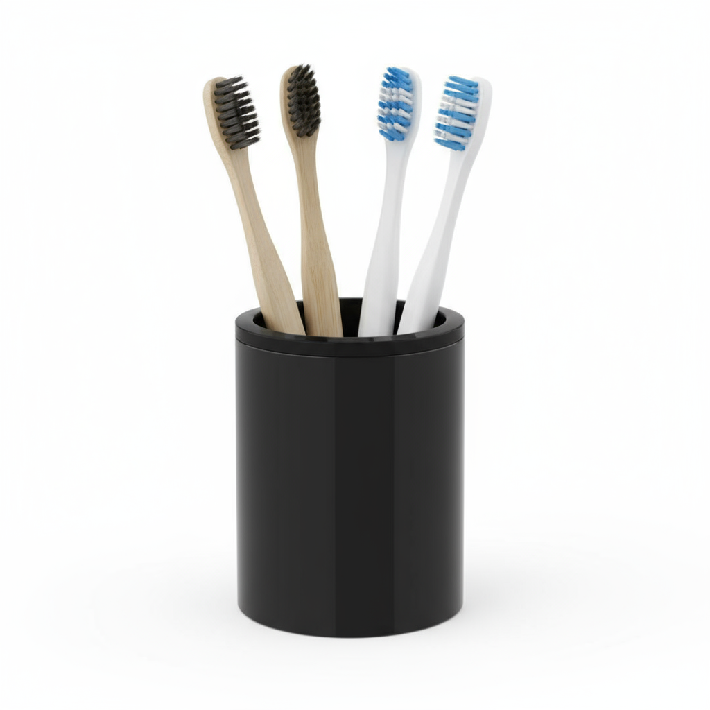 5-Piece Plastic Bathroom Accessories Set.