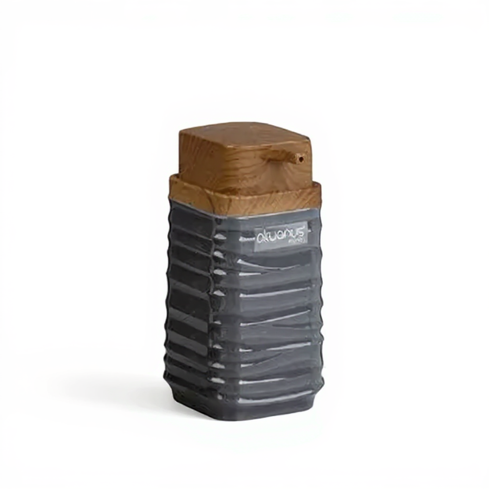 Okyanus soap dispenser 300 ml gray front view