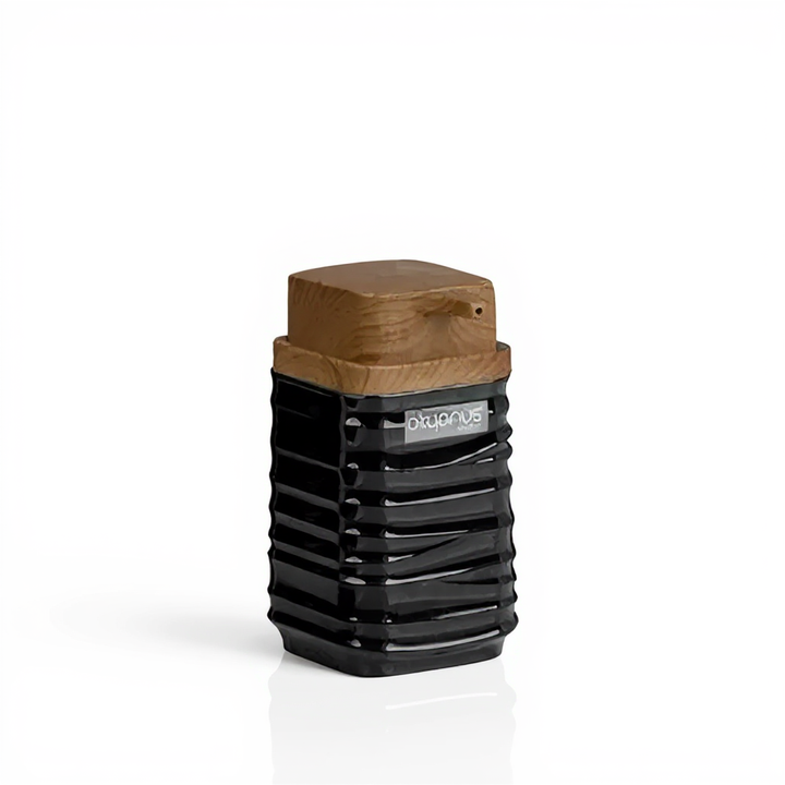 Acrylic Soap Dispenser Wooden lid 300ml