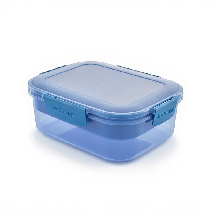 Fresco Lunch Box Blue with Divided Compartments, M design