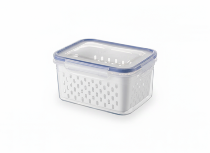 Plastic Drain Container with a Strainer