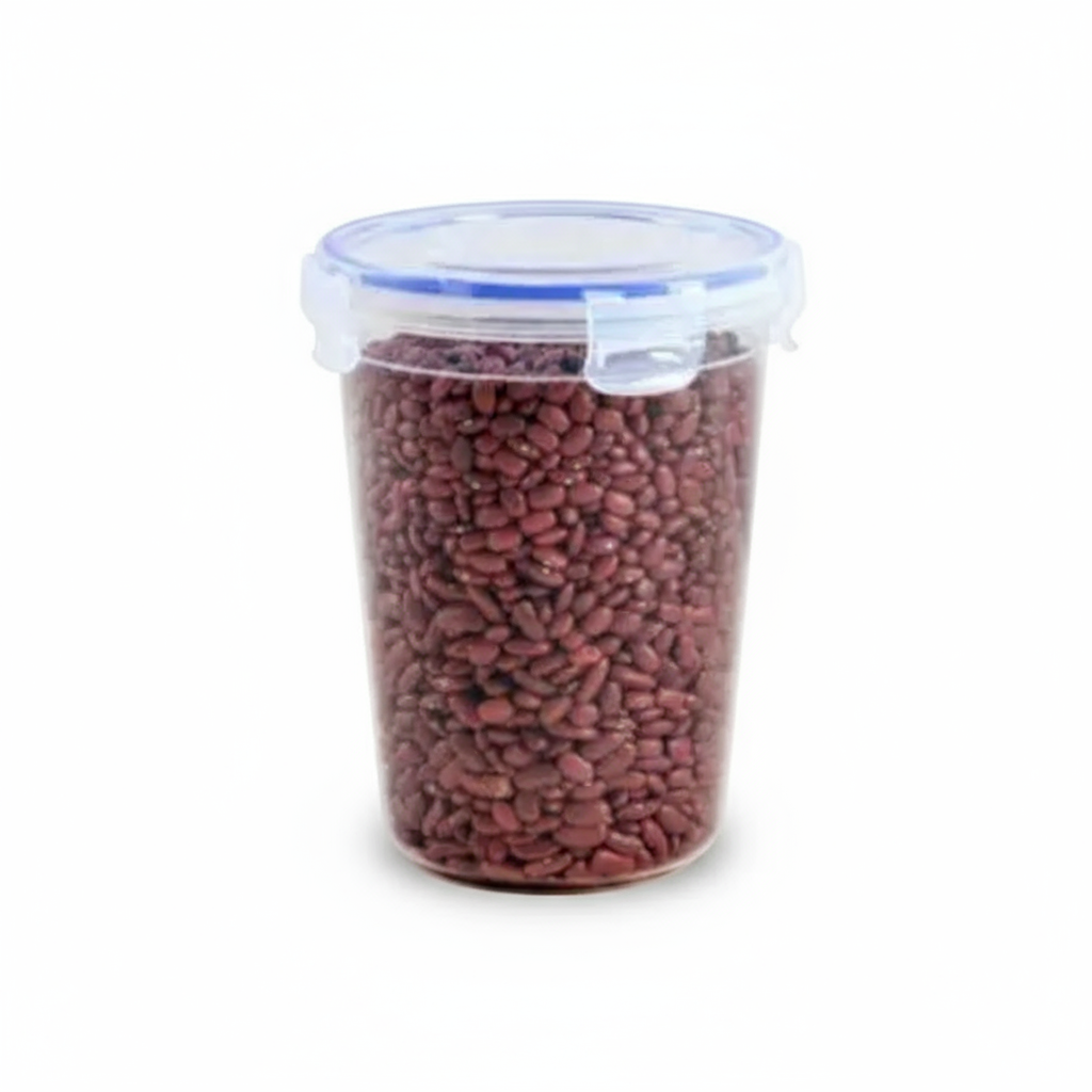 Round Plastic Food Containers with silicone