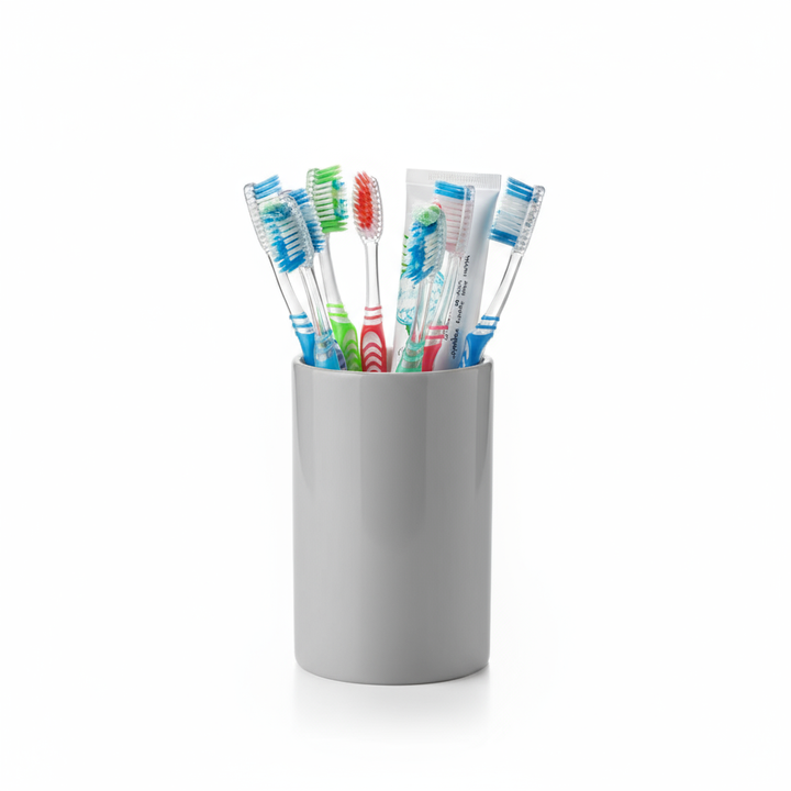 5-Piece Plastic Bathroom Accessories Set.