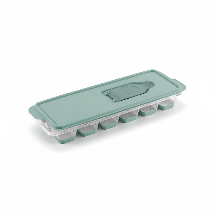 Silicone Ice Cube  with Lid -12 Cubes.