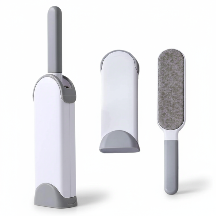 Double-Sided Pet Hair Remover, Reusable Brush.