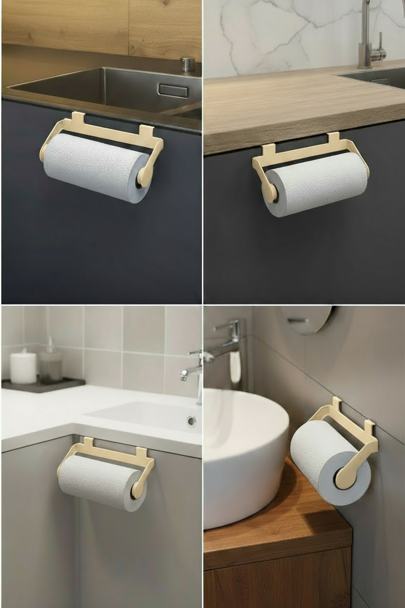 Plastic Paper Towel Rack For Kitchen and Bathroom