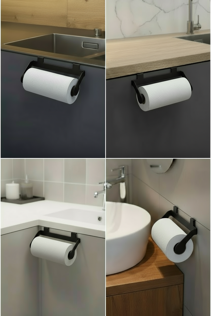 Plastic Paper Towel Rack For Kitchen and Bathroom