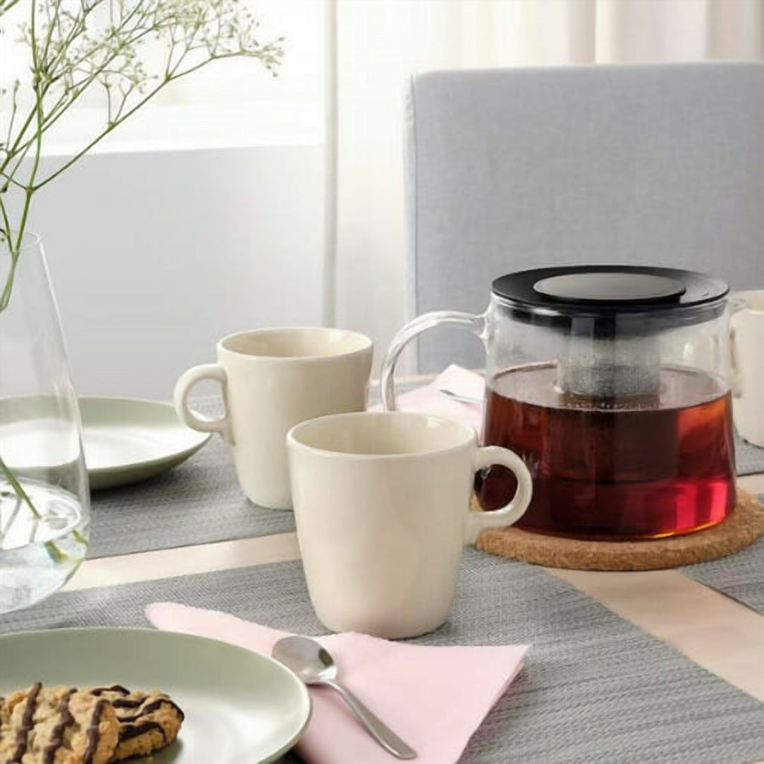 Stackable Ceramic Coffee Cup for Everyday Use, Holds Heat