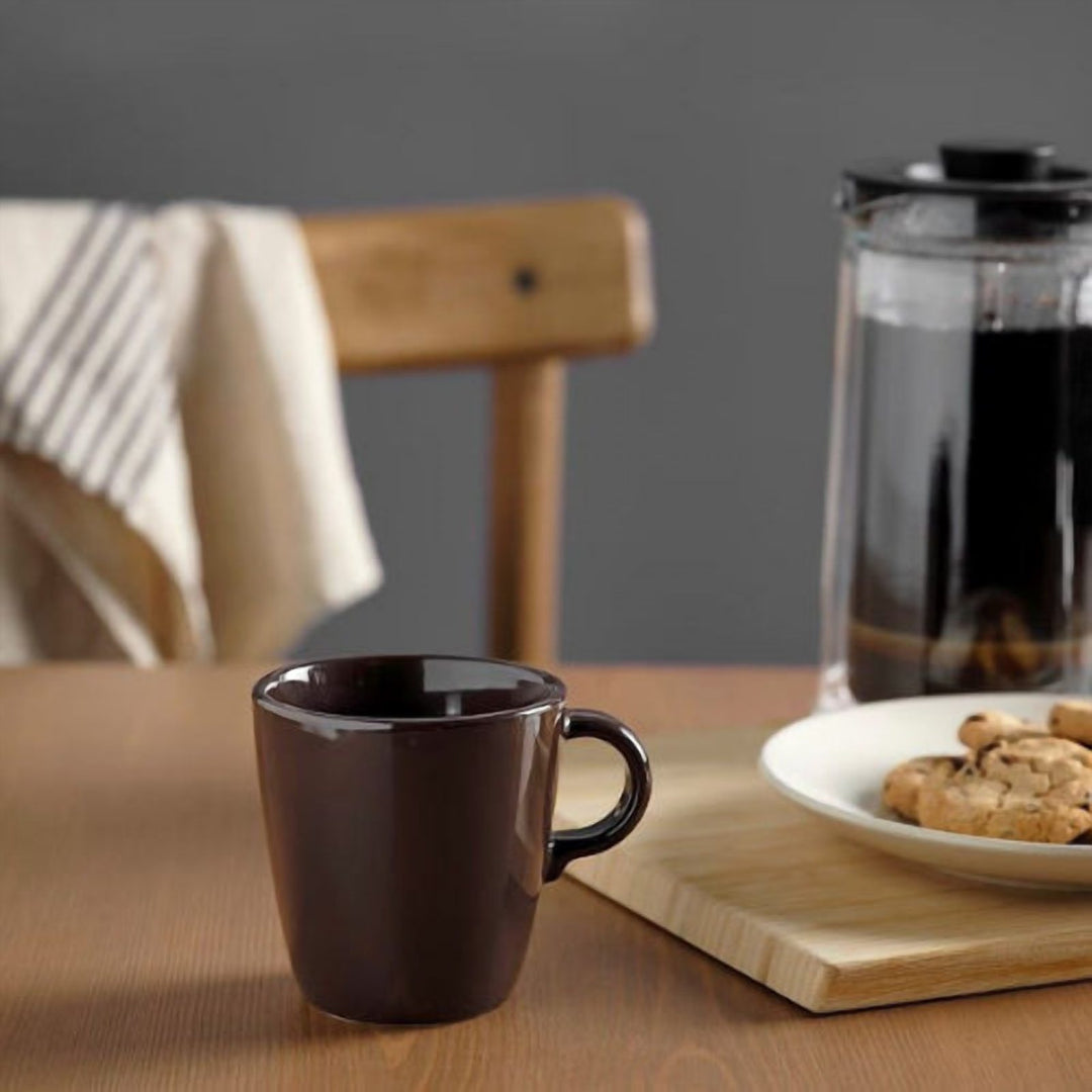 Stackable Ceramic Coffee Cup for Everyday Use, Holds Heat