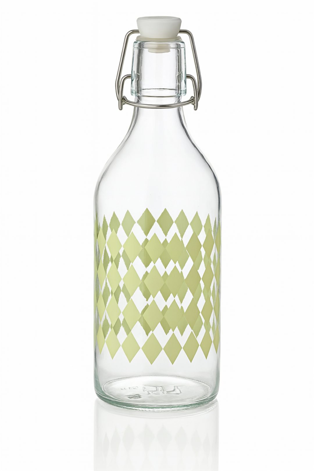 Sports Water Bottle 1 L with Stopper Lid, BPA Free and Leakproof