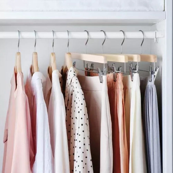 Wooden Clothes Hanger, Single Piece for Jackets and Coats