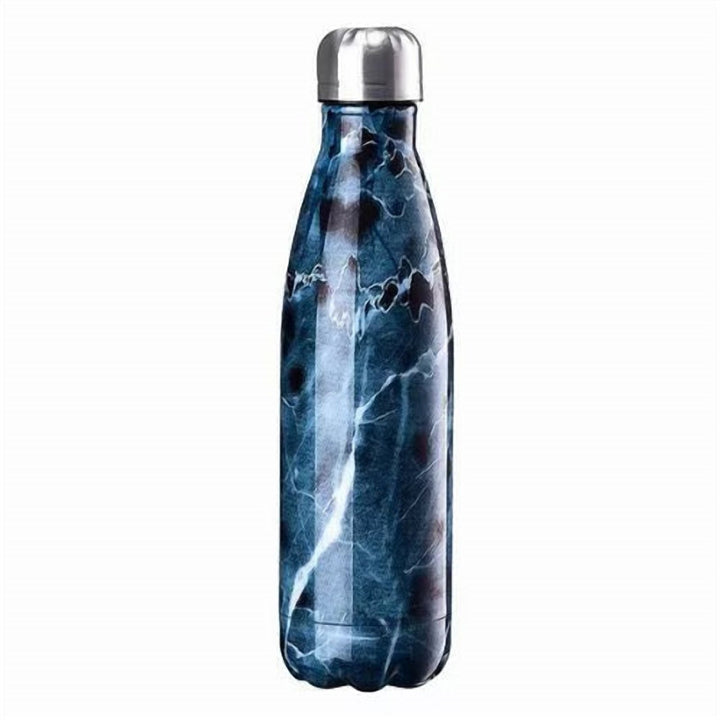 Insulated Stainless Steel Water Bottle 500 ml, Patterned Finish