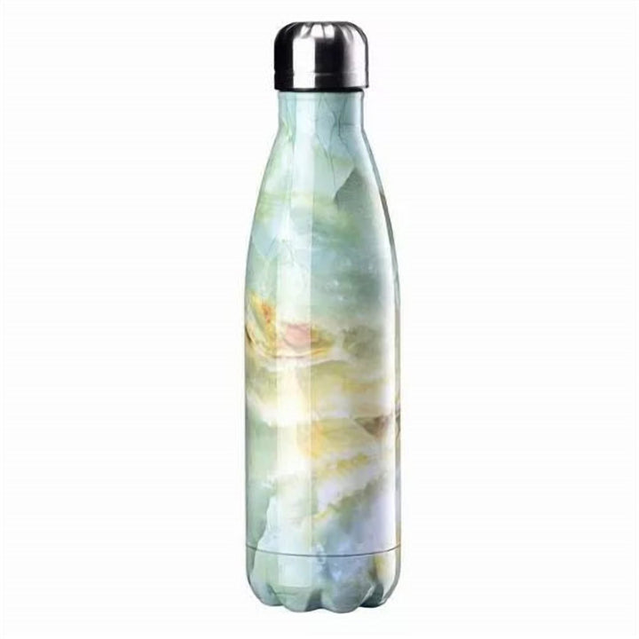 Insulated Stainless Steel Water Bottle 500 ml, Patterned Finish